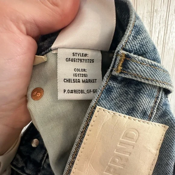 GRLFRND Light Blue High-Rise Wide-Leg Jeans - Picture 10 of 10